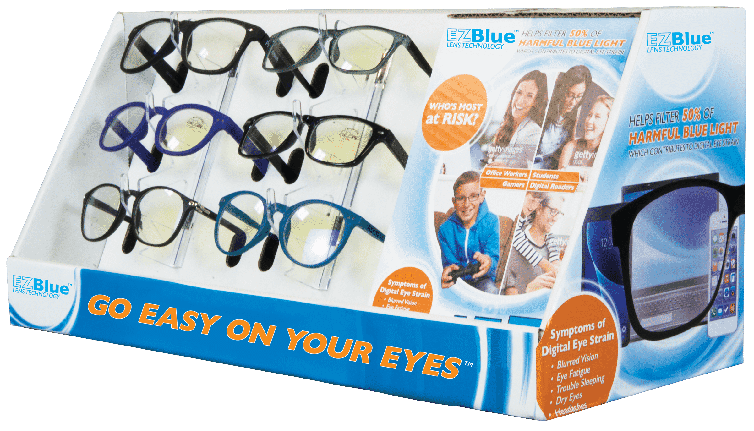 EzBlue Computer Glasses - Piranha Readers Program